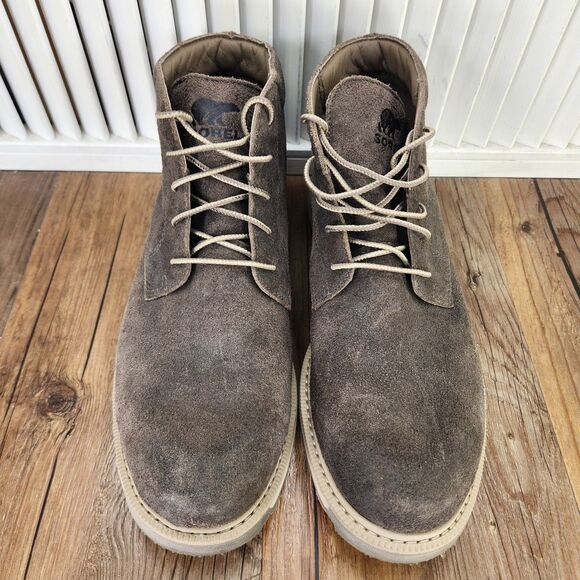 Sorel Madson II Waterproof Chukka Boots Mens Sz 9.5 Brown Suede Outdoors Hiking